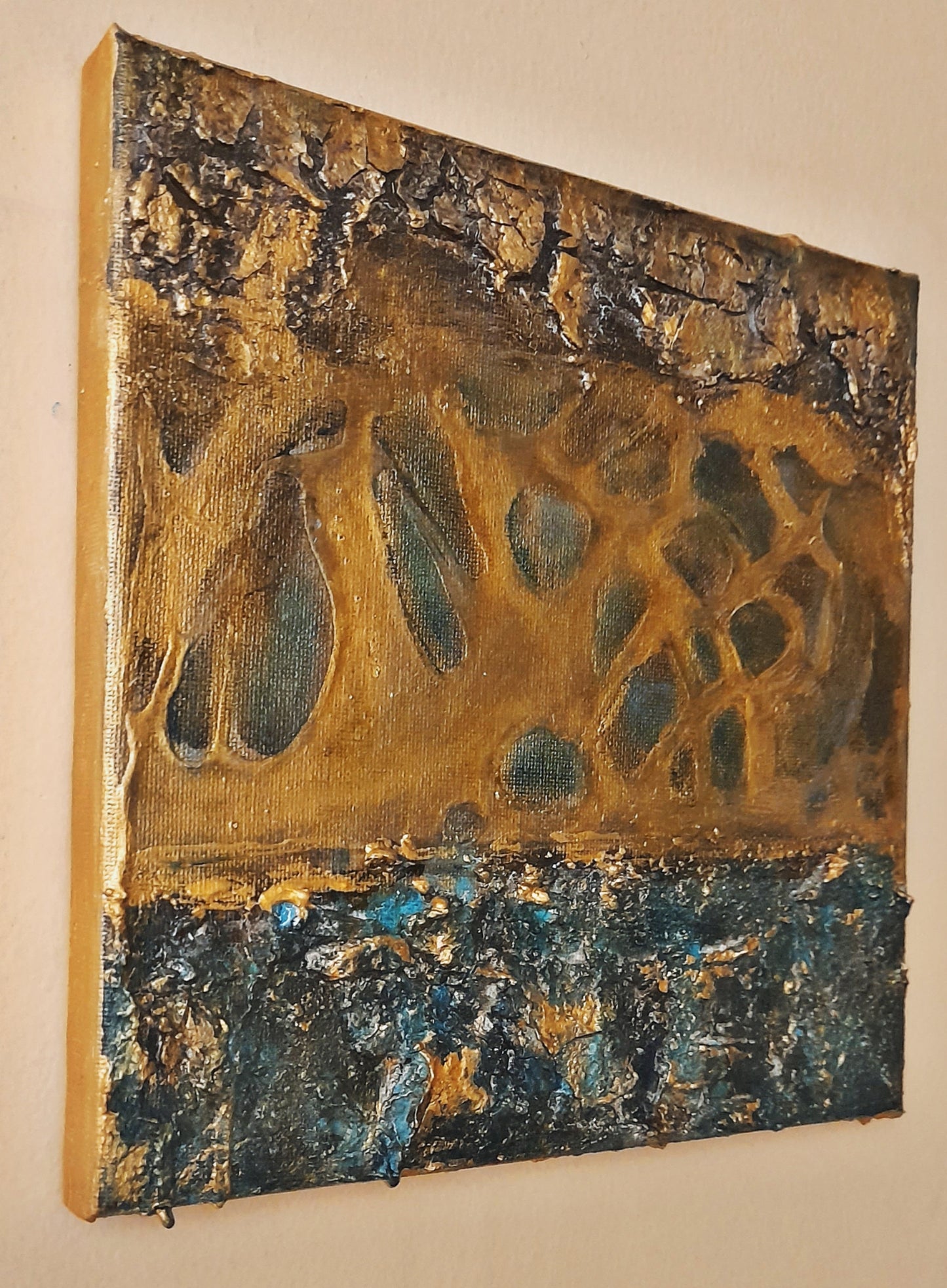 Rustic Textured Abstract Art Patina - Gift Series