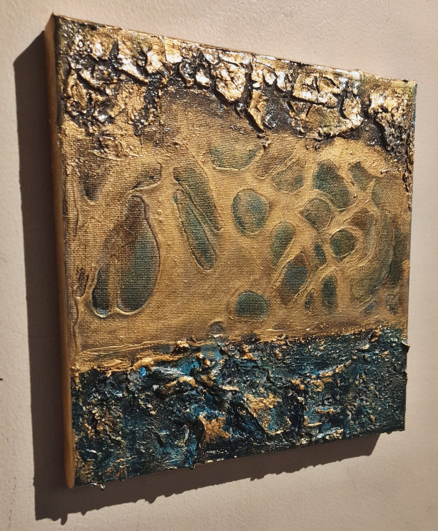 Rustic Textured Abstract Art Patina - Gift Series