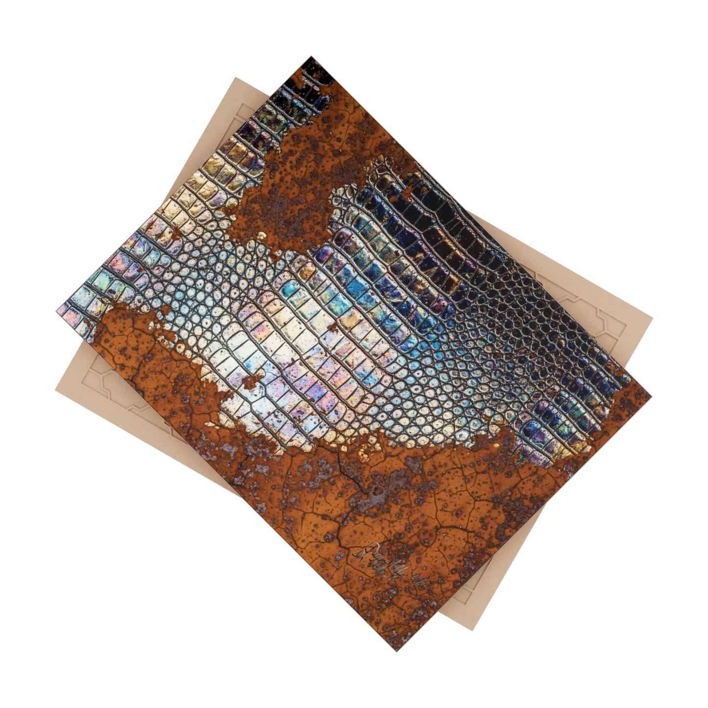 Rustic Ceramic Photo Tile, Home Décor, Unique Wall Art Print By QueenNoble