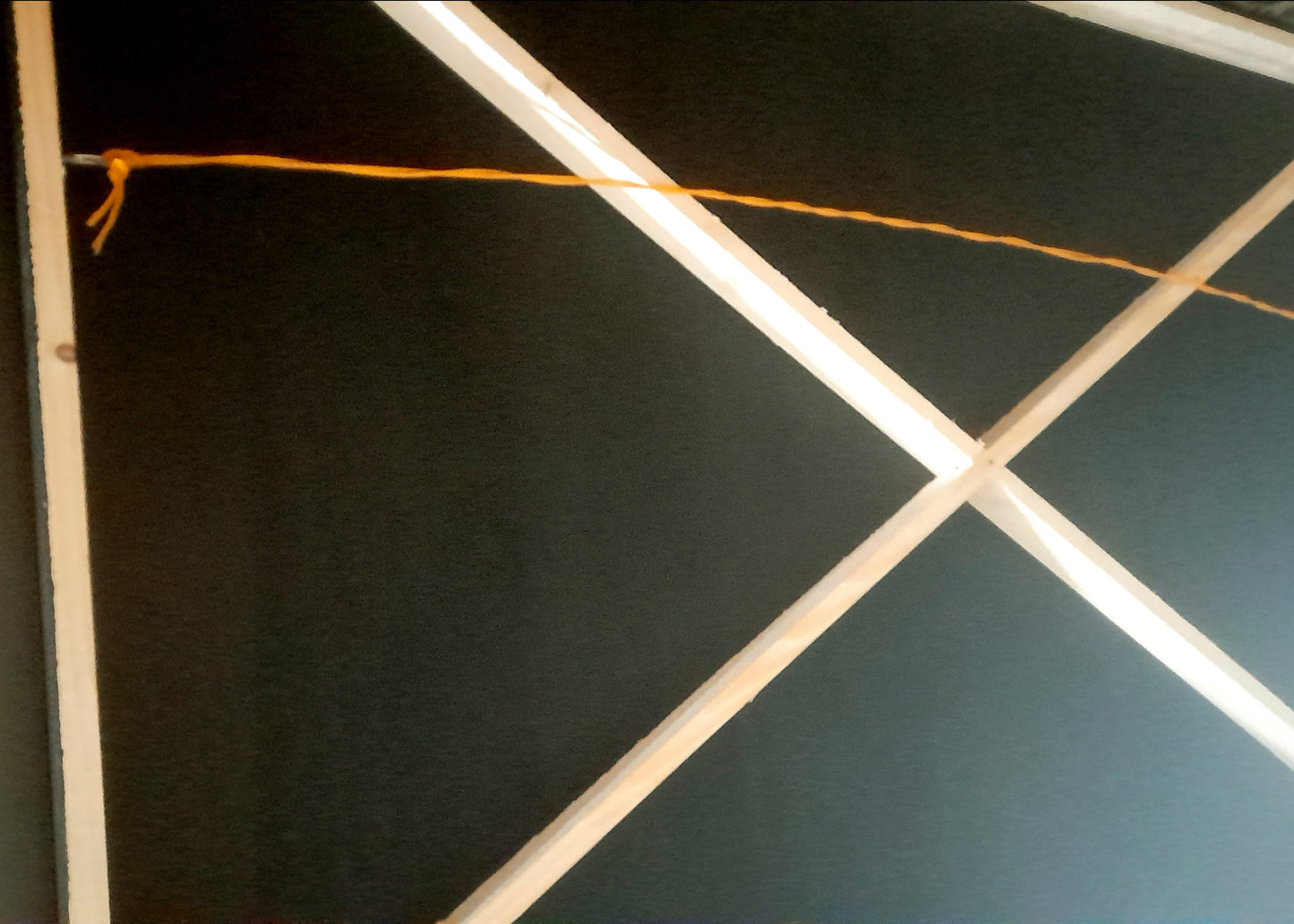 Framed Geometric Abstract - Original Painting By Vercmagnus It's Going Up