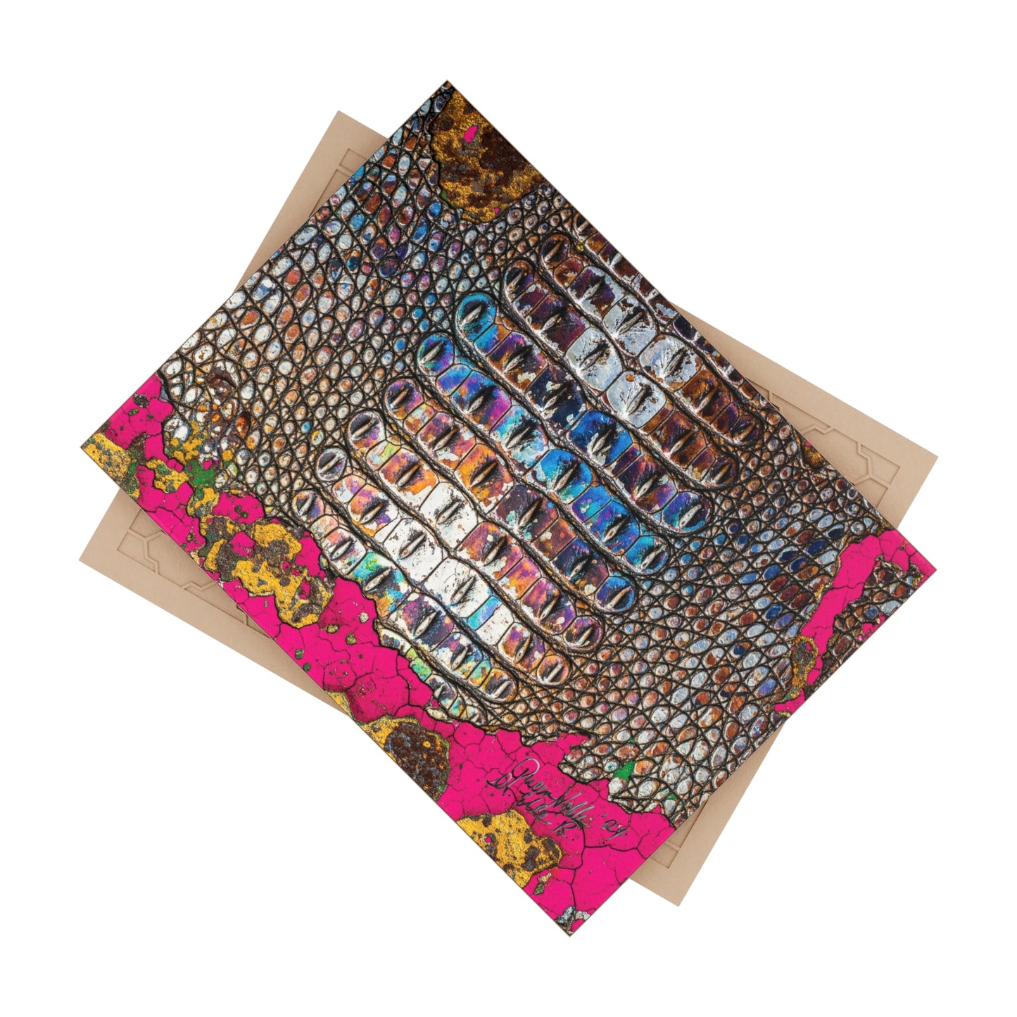 Vibrant Ceramic Photo Tile - Colorful Wall Art By QueenNoble