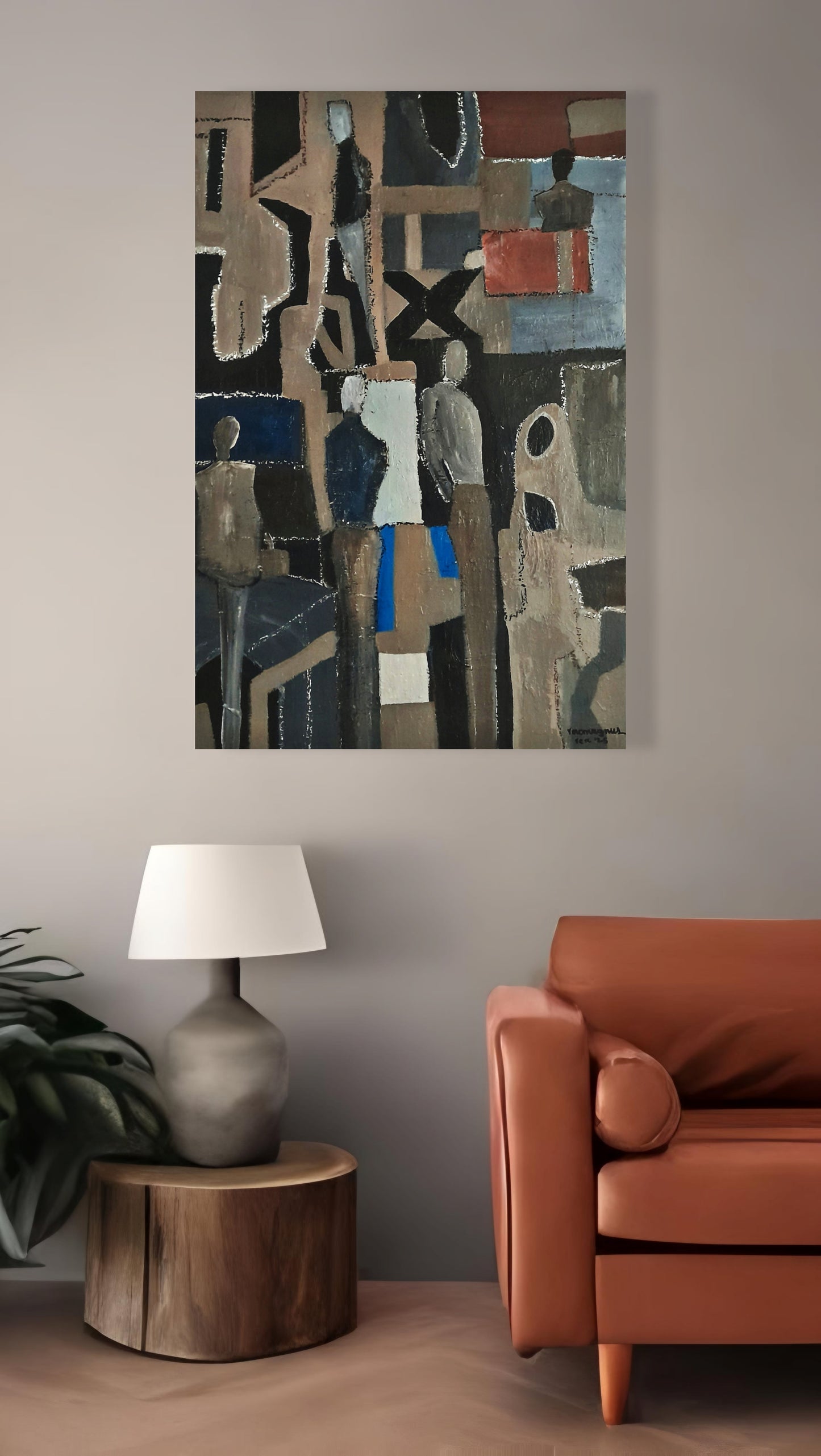 Contemporary Figurative Abstract Original Painting