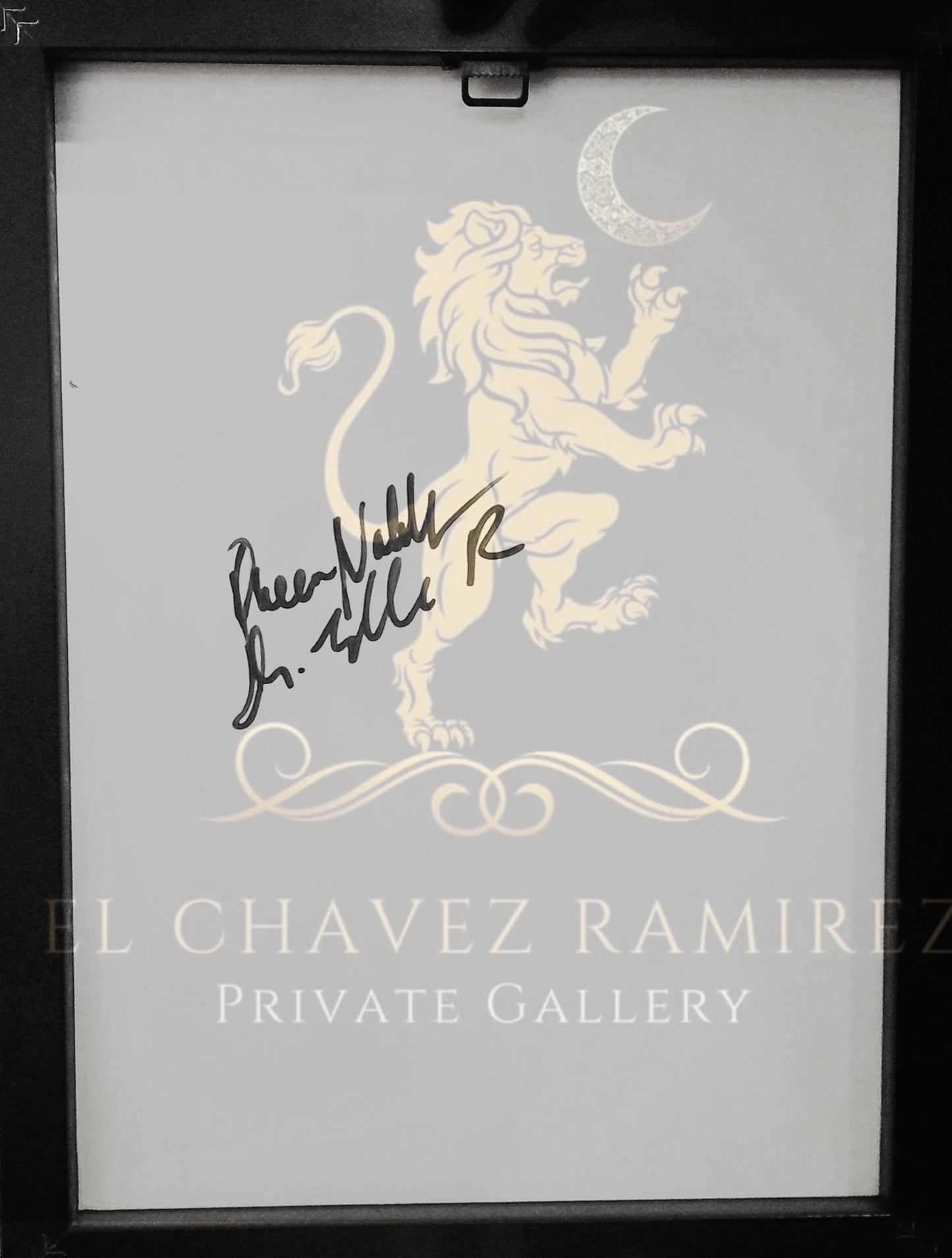 Impresión de arte mural firmada a mano de edición limitada con marco - Regrésame