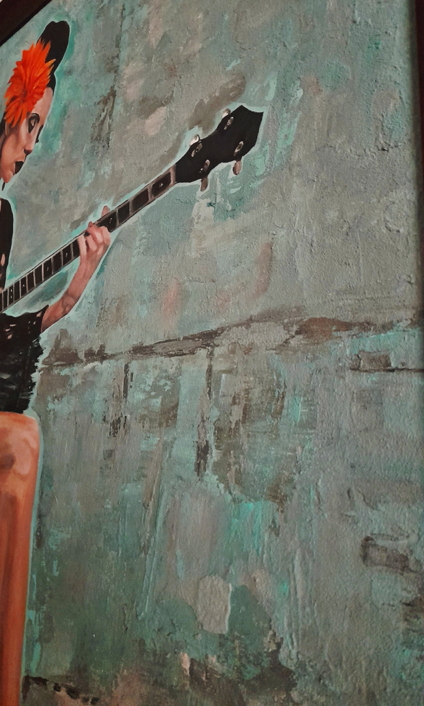 Fine Art Original Painting Woman With A Banjo Framed Portrait With Certificate