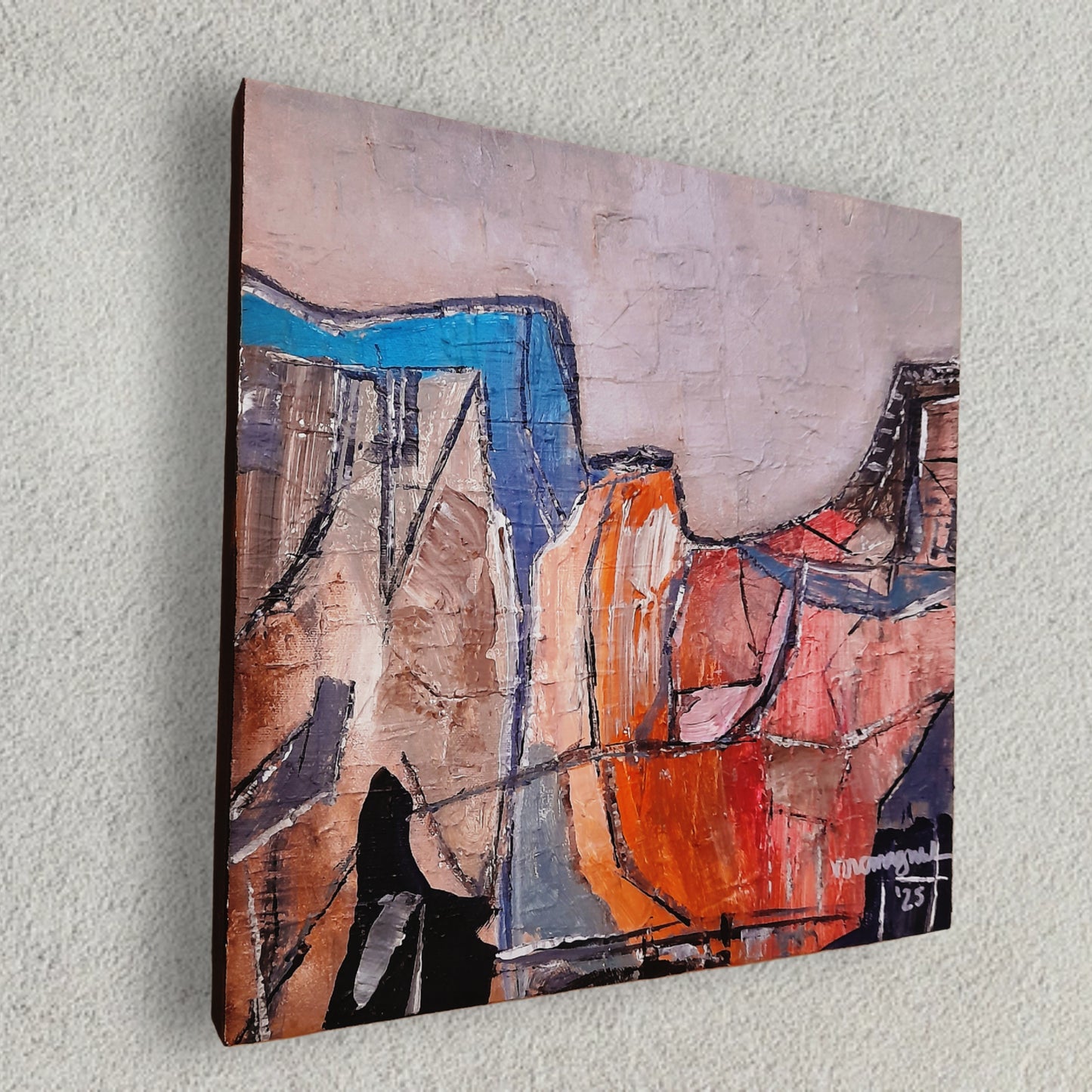 Contemporary Abstract Landscape Expressionism Minimalist Season 3 By Vercmagnus
