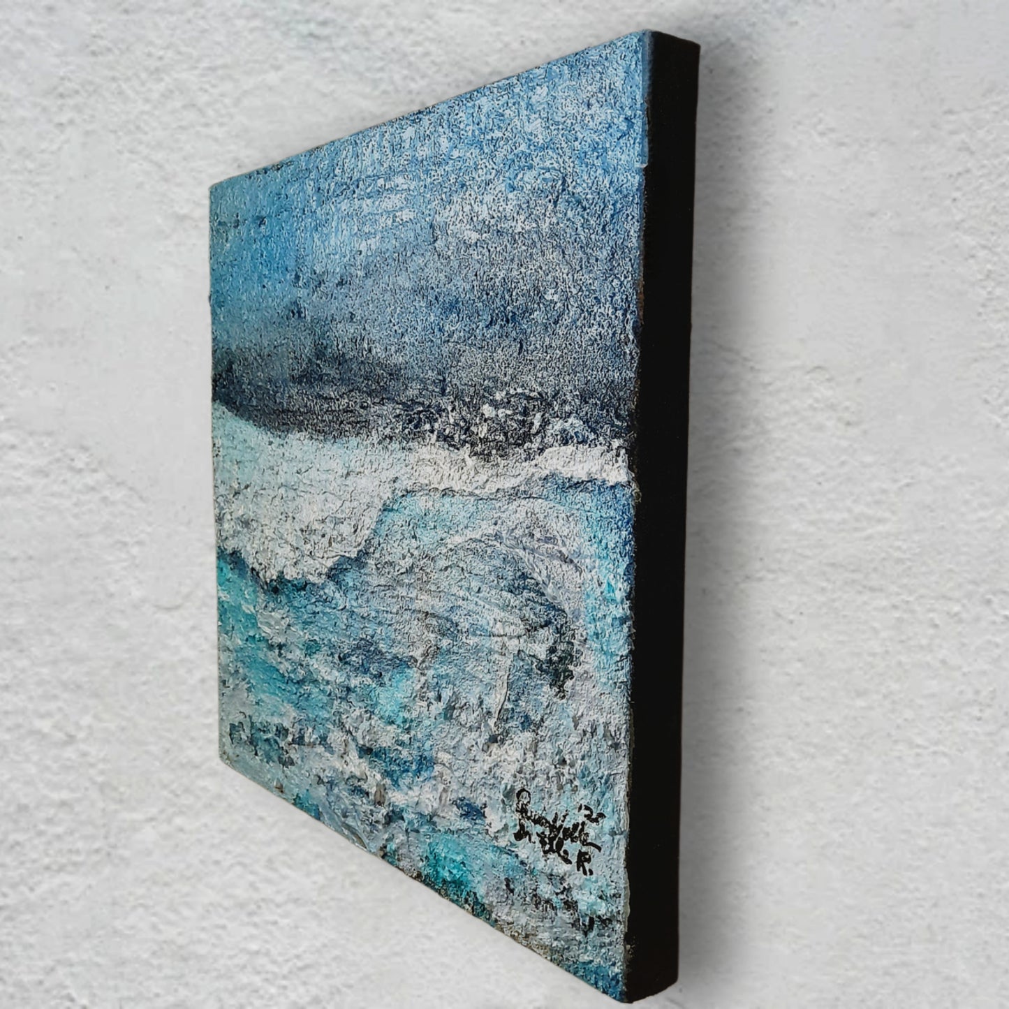 Breeze Original Art Acrylic Painting On Canvas Impasto