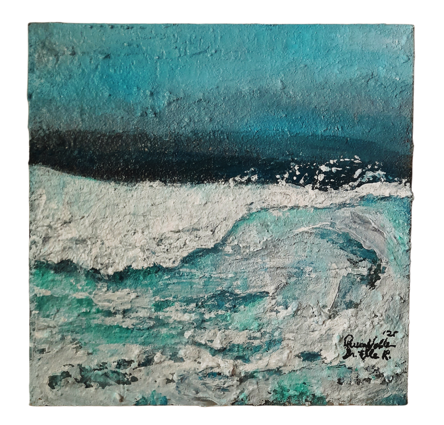 Breeze Original Art Acrylic Painting On Canvas Impasto