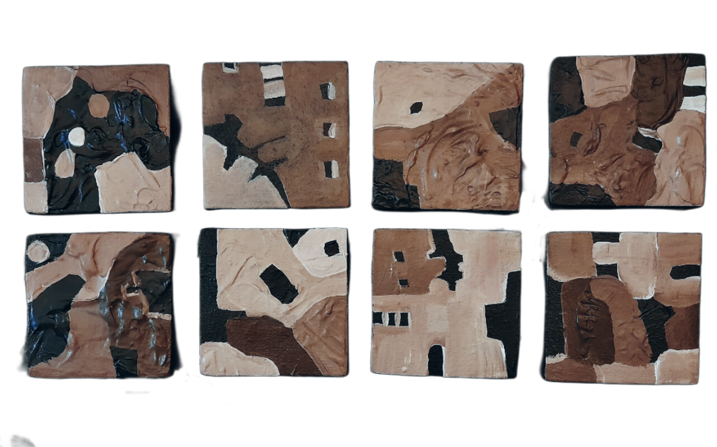 The 8 Locks Set Of 8 Minimalism Paintings By Vercmagnus