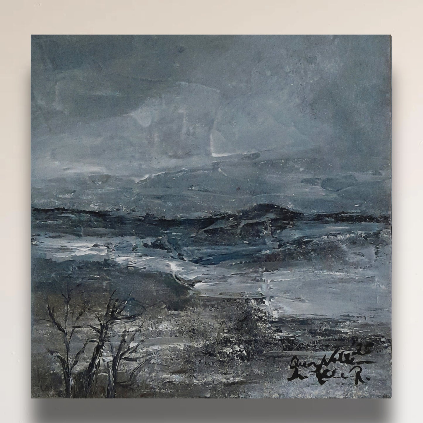 Triptych Original Landscape Painting - The Secret Life Can Offer By QueenNoble