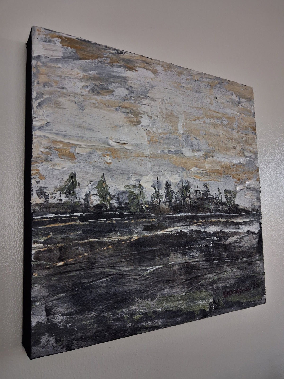 Somewhere Abstract Landscape Original Painting Buy Vercmagnus