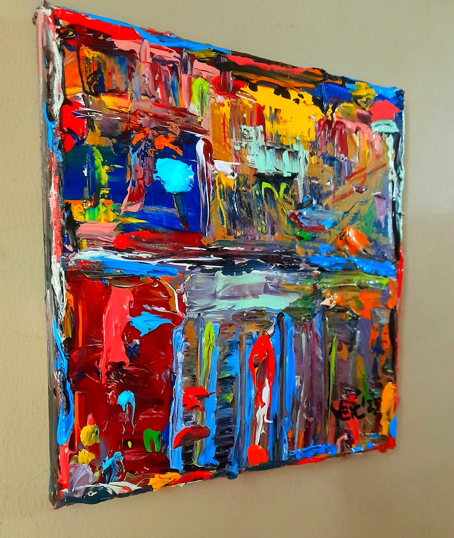 Colorful Abstract Original Painting - Gift Series By Vercmagnus Volume 1