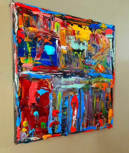 Colorful Abstract Original Painting - Gift Series By Vercmagnus Volume 1