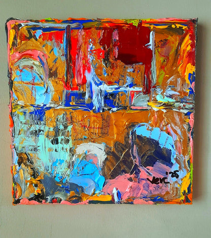 Colorful Abstract Original Painting - Gift Series By Vercmagnus Volume 2