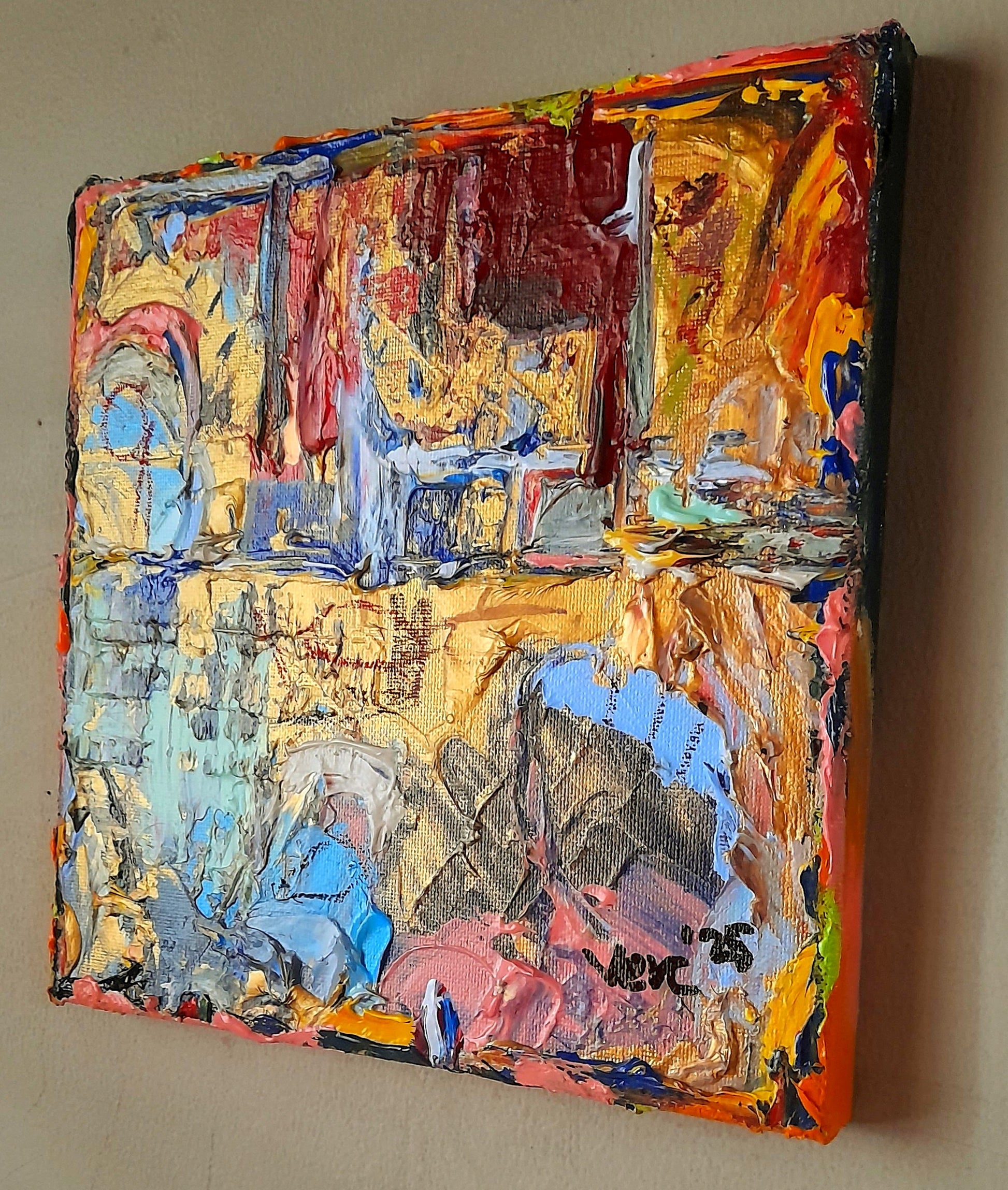 Colorful Abstract Original Painting - Gift Series By Vercmagnus Volume 2
