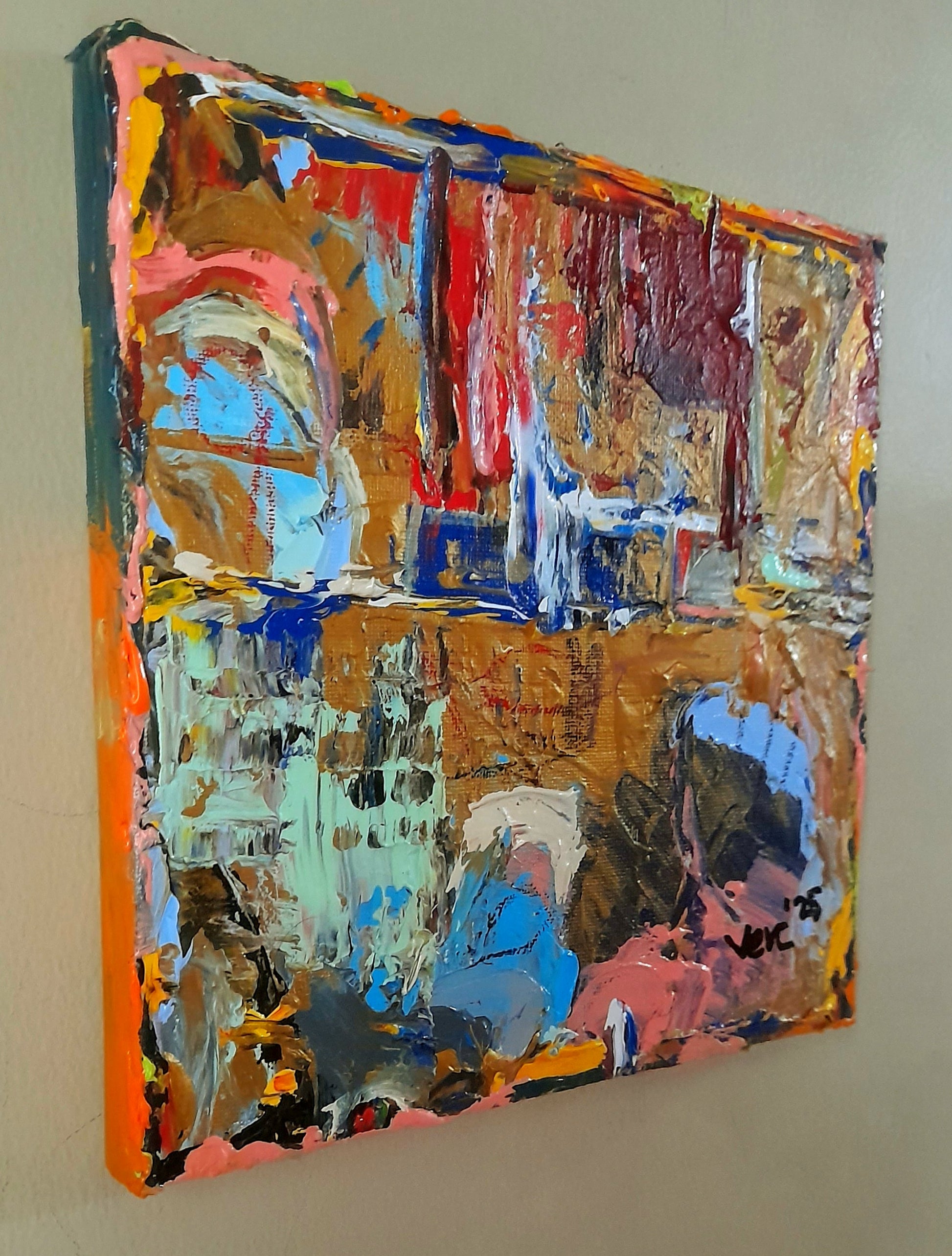 Colorful Abstract Original Painting - Gift Series By Vercmagnus Volume 2