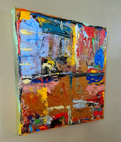 Colorful Abstract Original Painting - Gift Series By Vercmagnus Volume 4