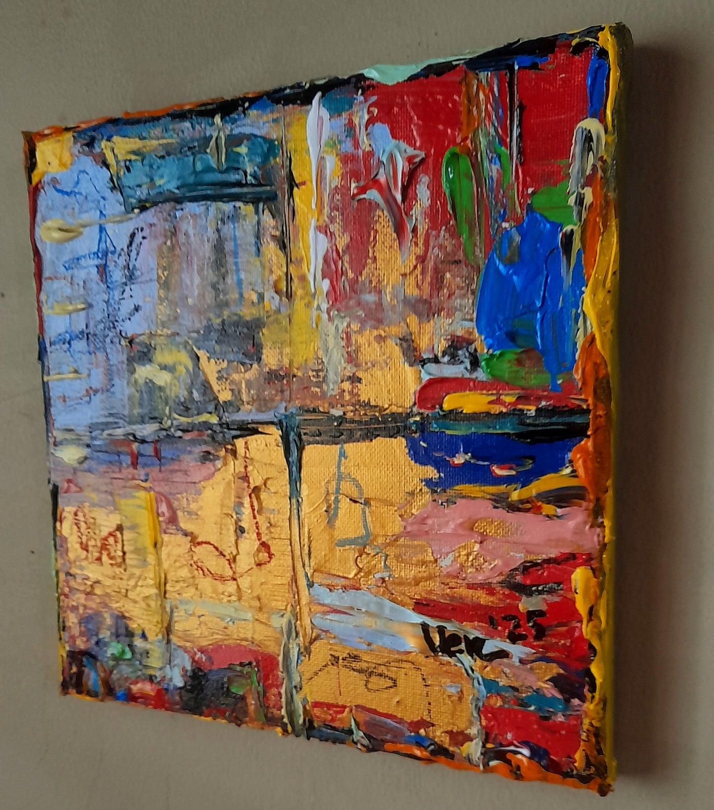 Colorful Abstract Original Painting - Gift Series By Vercmagnus Volume 4