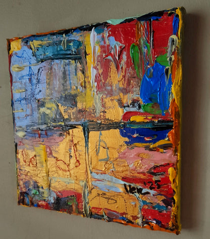 Colorful Abstract Original Painting - Gift Series By Vercmagnus Volume 4
