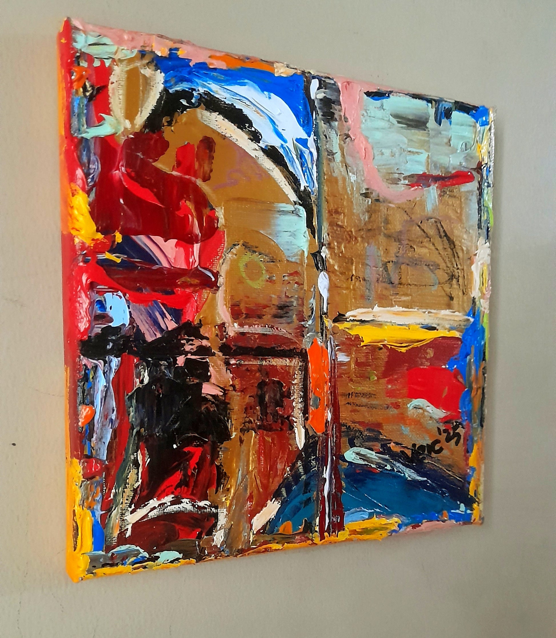 Colorful Abstract Original Painting - Gift Series By Vercmagnus Volume 5