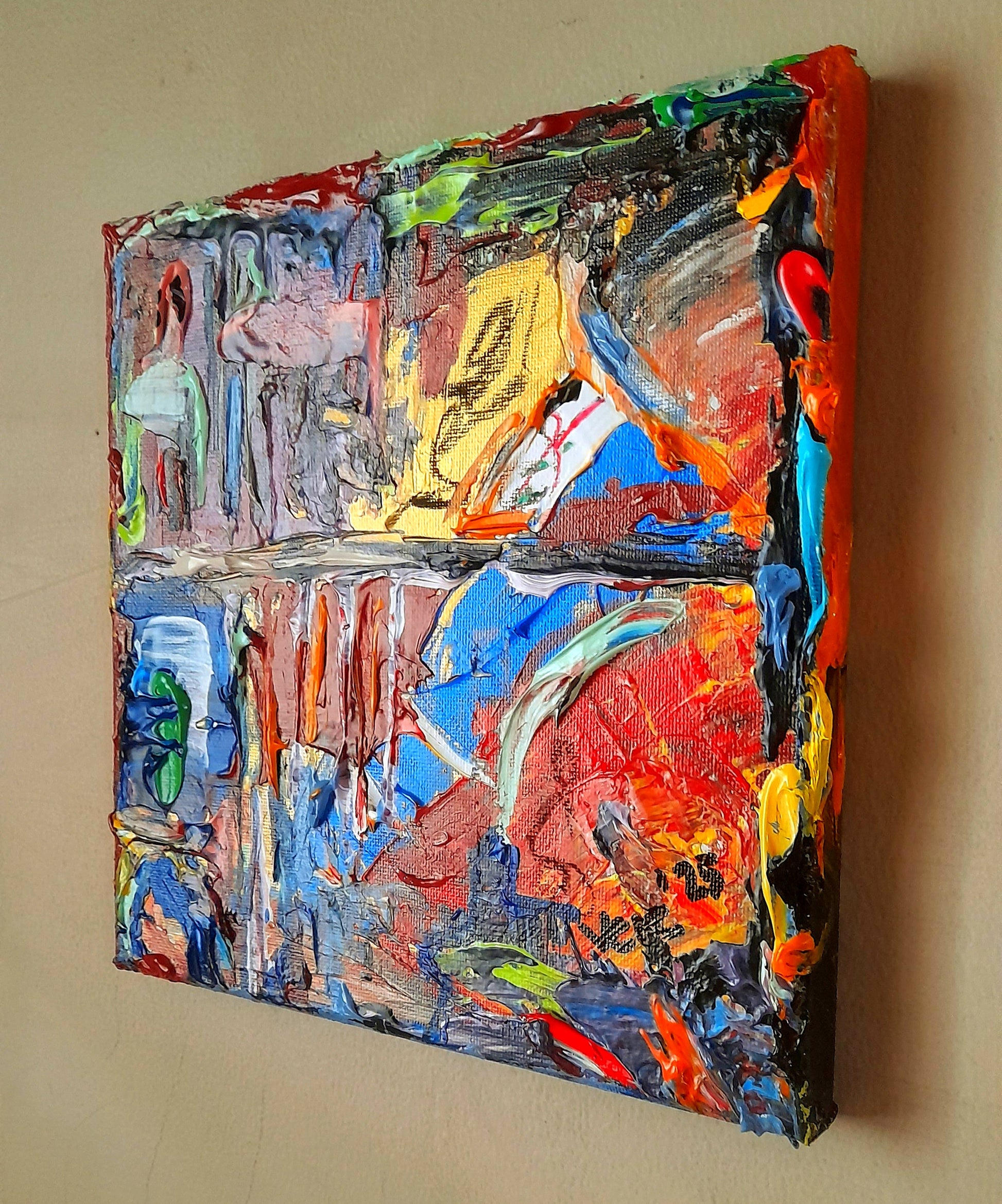 Colorful Abstract Original Painting - Gift Series By Vercmagnus Volume 3

