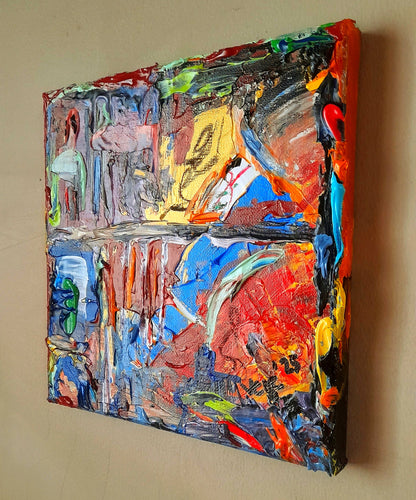 Colorful Abstract Original Painting - Gift Series By Vercmagnus Volume 3

