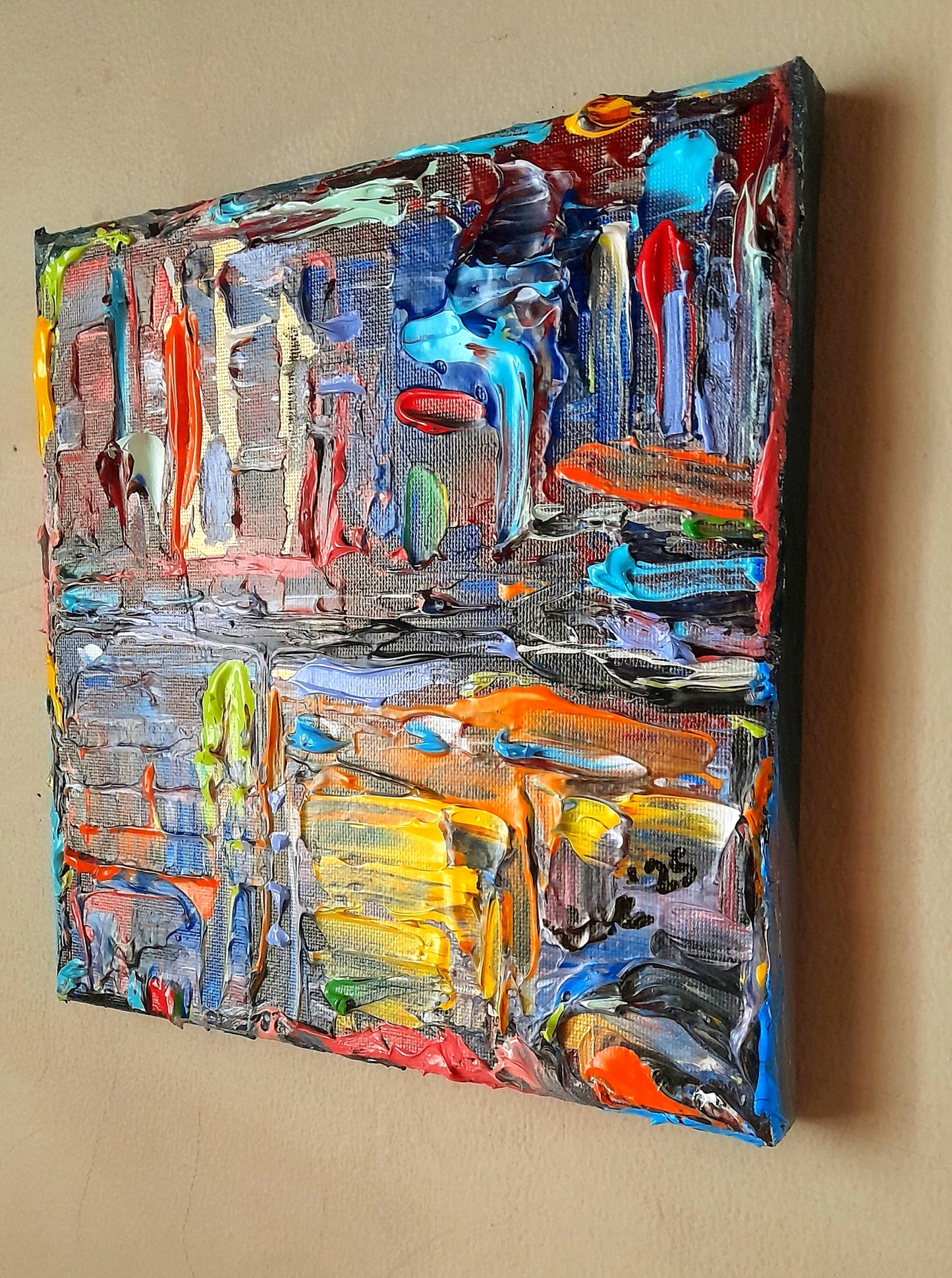 Colorful Abstract Original Painting - Gift Series By Vercmagnus Volume 6