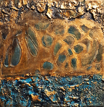 Rustic Textured Abstract Art Patina - Gift Series