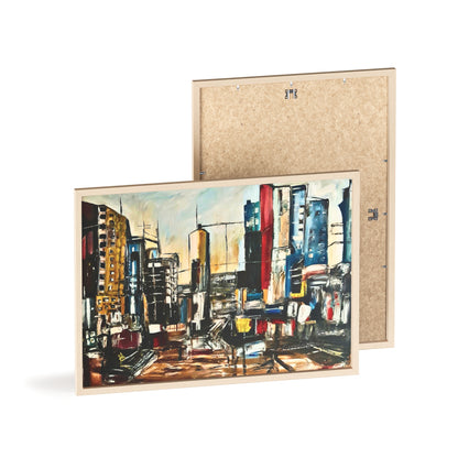 Framed Urban Art Poster, Stylish Wall Decor, City Prints By Vercmagnus