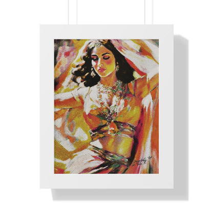 Gypsy Framed Art Print, Bohemian Home Decor By QueenNoble