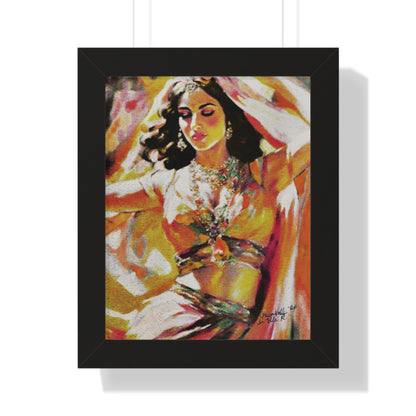 Gypsy Framed Art Print, Bohemian Home Decor By QueenNoble