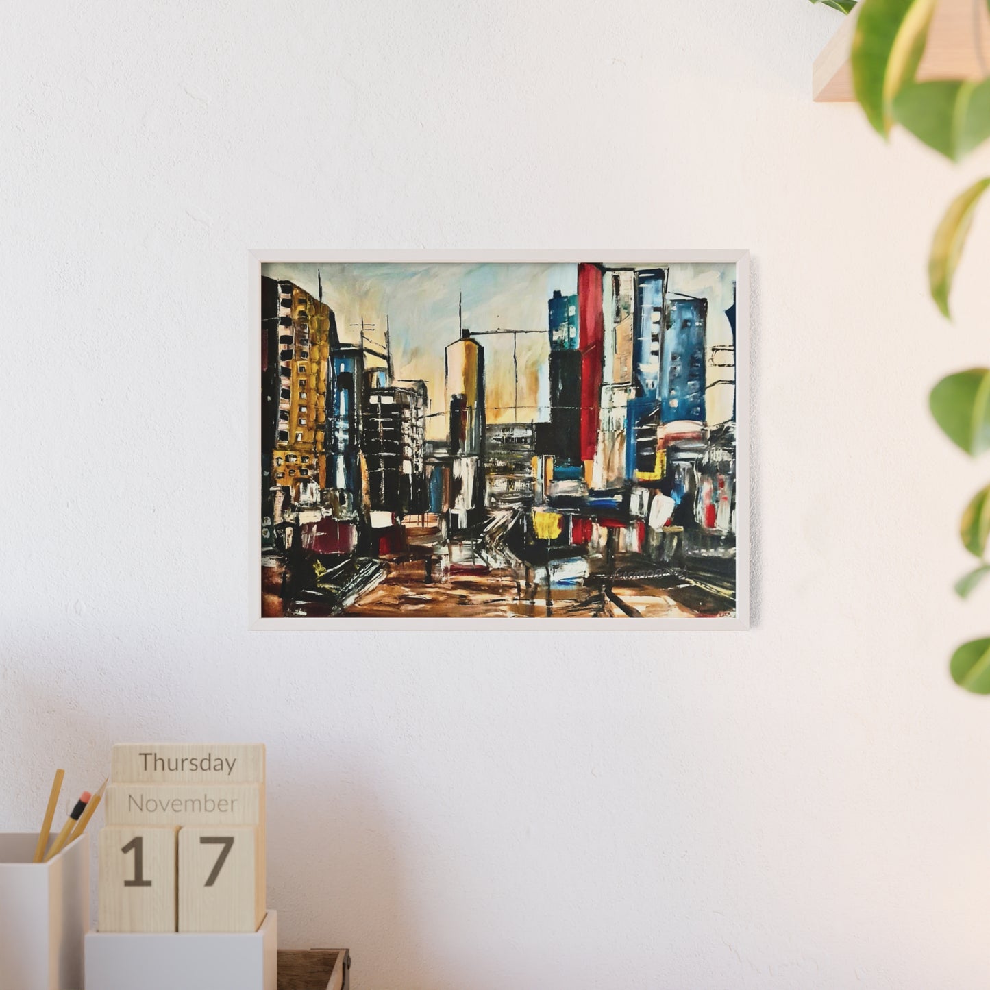 Framed Urban Art Poster, Stylish Wall Decor, City Prints By Vercmagnus