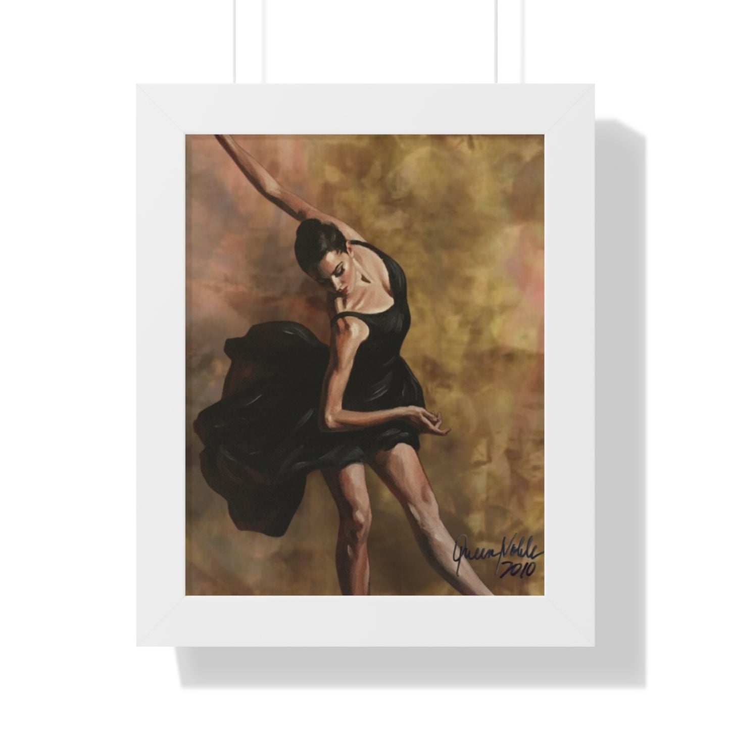 Ballet Dancer Wall Art Poster | Framed Print By QueenNoble
