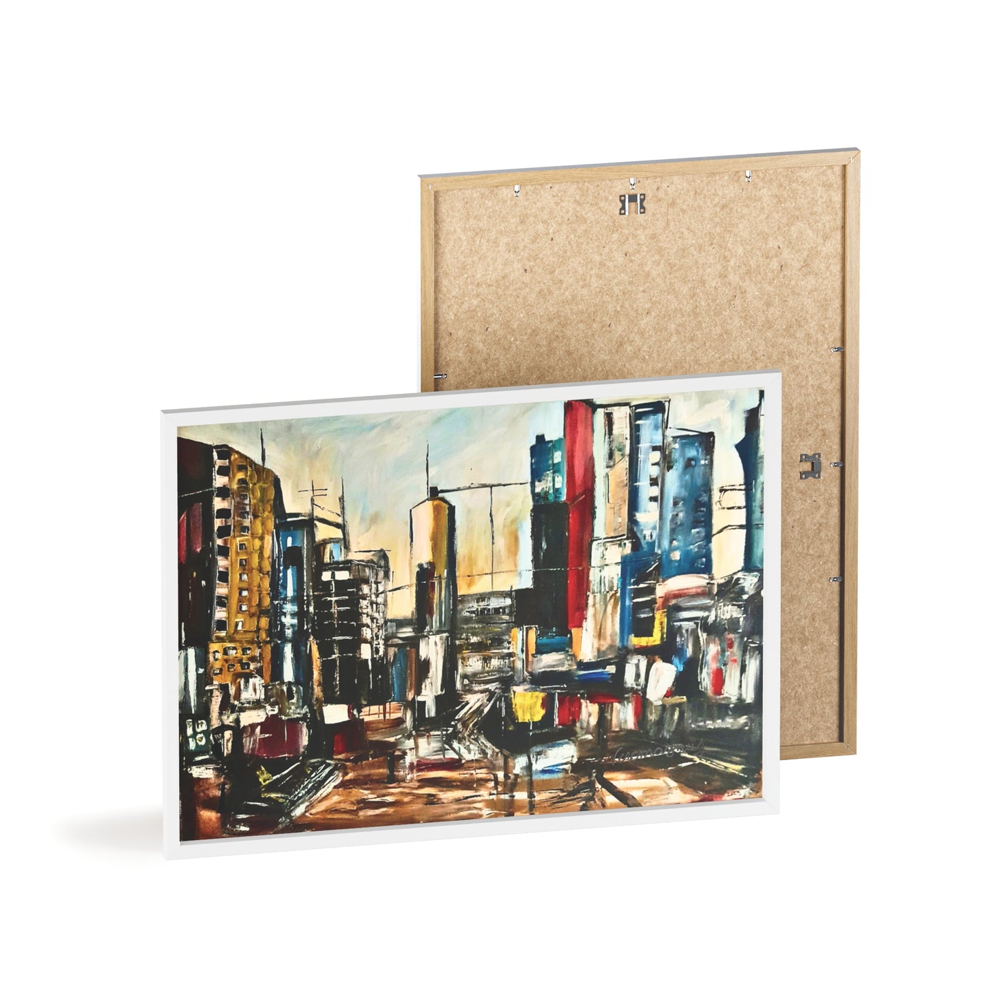 Framed Urban Art Poster, Stylish Wall Decor, City Prints By Vercmagnus