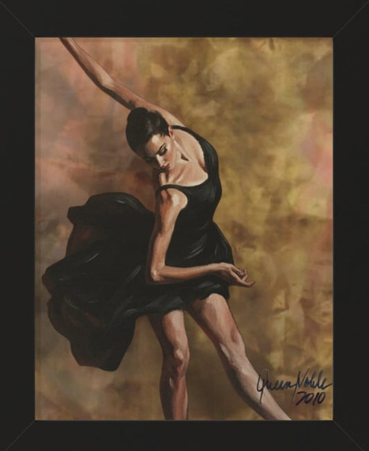 Ballet Dancer Wall Art Poster | Framed Print By QueenNoble