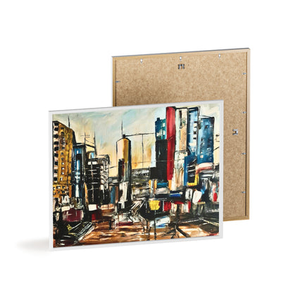 Framed Urban Art Poster, Stylish Wall Decor, City Prints By Vercmagnus