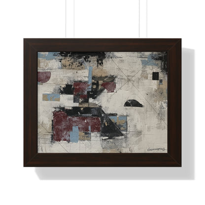 Abstract Framed Poster, Modern Wall Art Print By Vercmagnus