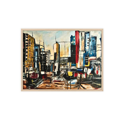 Framed Urban Art Poster, Stylish Wall Decor, City Prints By Vercmagnus