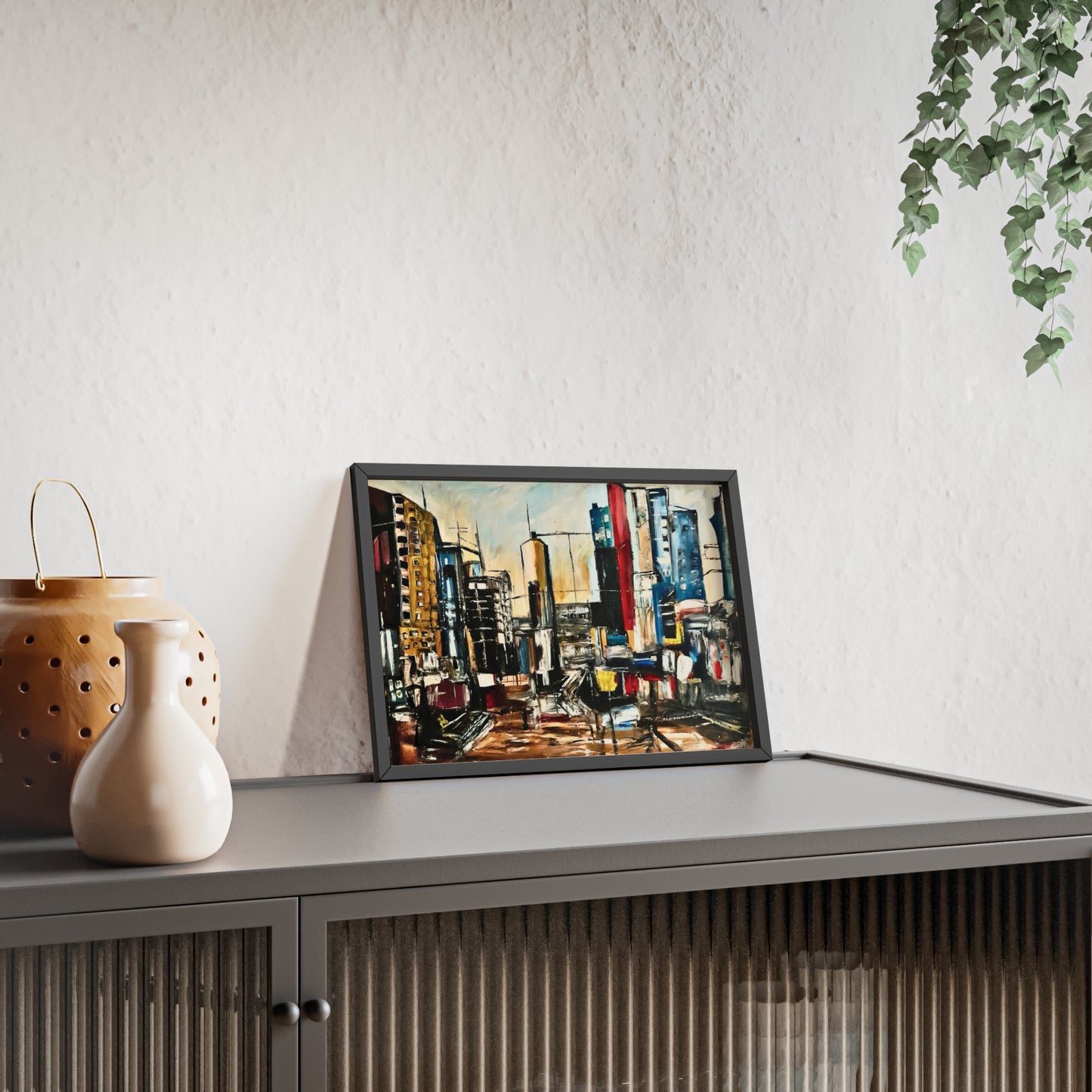 Framed Urban Art Poster, Stylish Wall Decor, City Prints By Vercmagnus