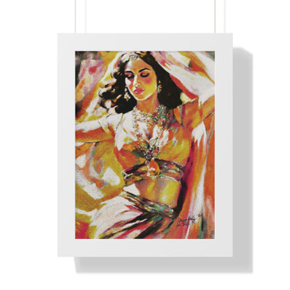 Gypsy Framed Art Print, Bohemian Home Decor By QueenNoble