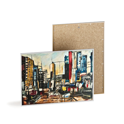 Framed Urban Art Poster, Stylish Wall Decor, City Prints By Vercmagnus