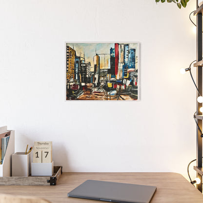 Framed Urban Art Poster, Stylish Wall Decor, City Prints By Vercmagnus