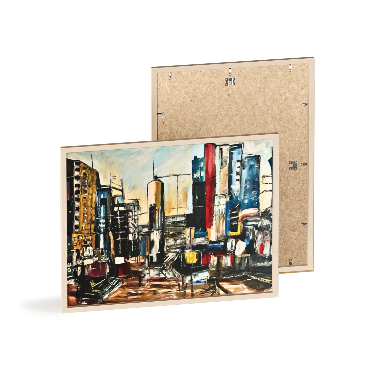 Framed Urban Art Poster, Stylish Wall Decor, City Prints By Vercmagnus