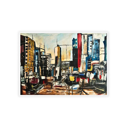 Framed Urban Art Poster, Stylish Wall Decor, City Prints By Vercmagnus
