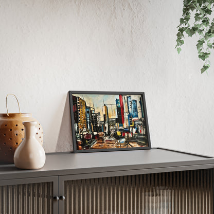 Framed Urban Art Poster, Stylish Wall Decor, City Prints By Vercmagnus