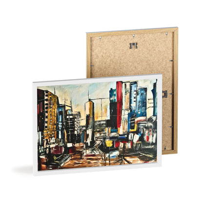 Framed Urban Art Poster, Stylish Wall Decor, City Prints By Vercmagnus