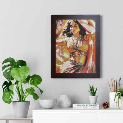 Gypsy Framed Art Print, Bohemian Home Decor By QueenNoble