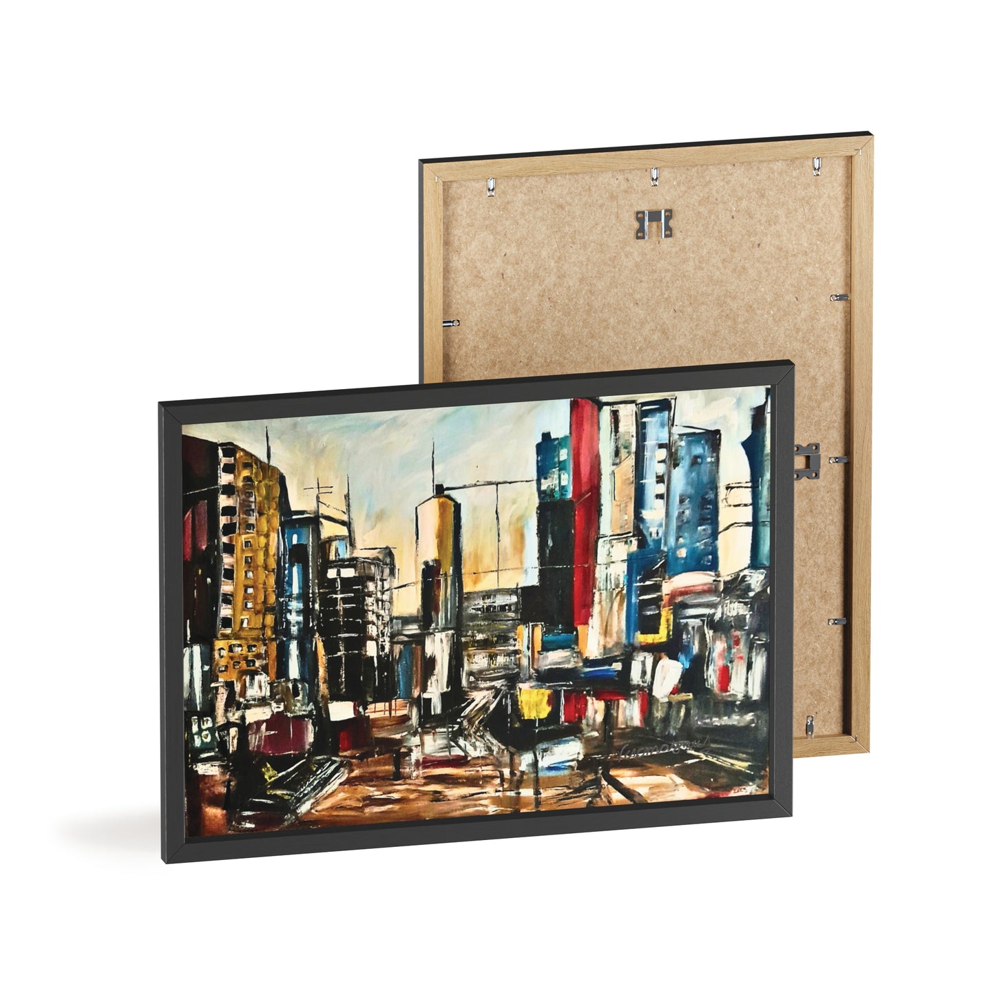 Framed Urban Art Poster, Stylish Wall Decor, City Prints By Vercmagnus