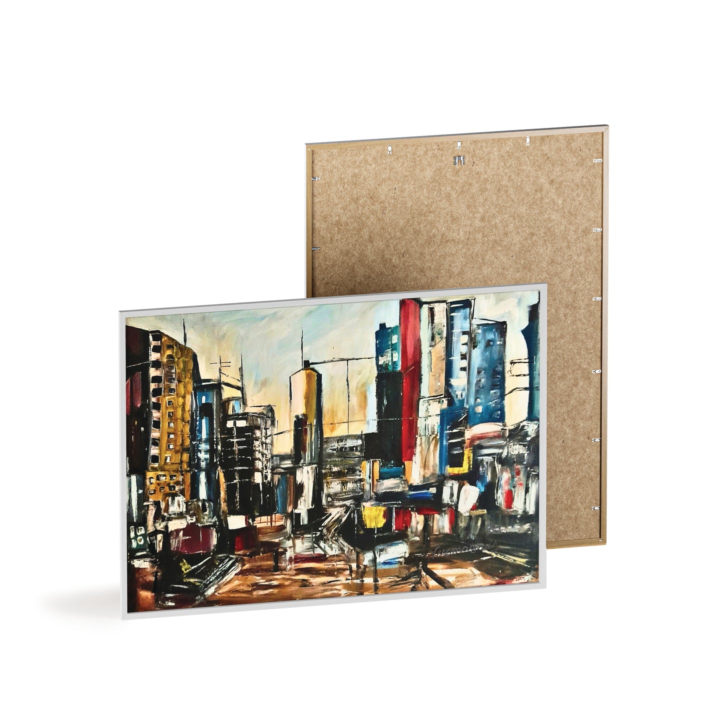 Framed Urban Art Poster, Stylish Wall Decor, City Prints By Vercmagnus