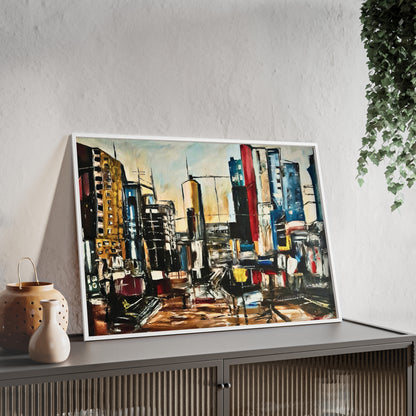 Framed Urban Art Poster, Stylish Wall Decor, City Prints By Vercmagnus