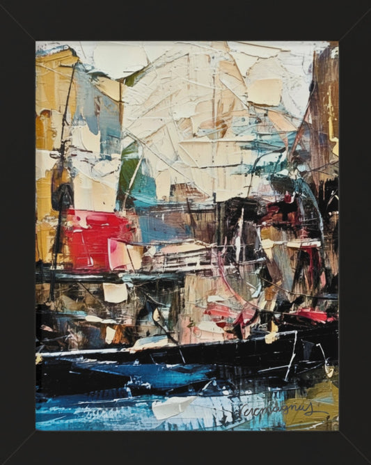 Artistic Framed Vertical Poster - Modern Wall Art By Vercmagnus